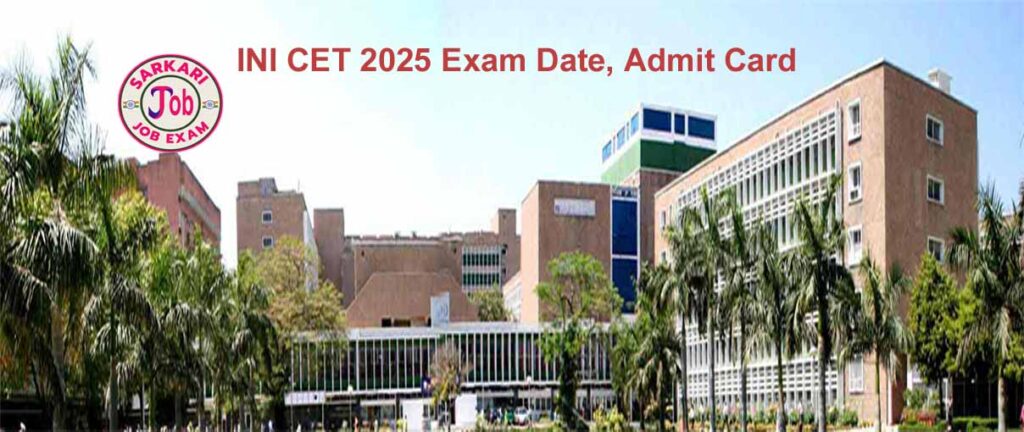 ini cet 2025 exam date november
