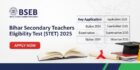 Bihar STET Application Form 2025