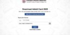 Chandigarh JBT Teacher Admit Card 2025 Link, Exam Date, Exam Pattern, Hall Ticket Download