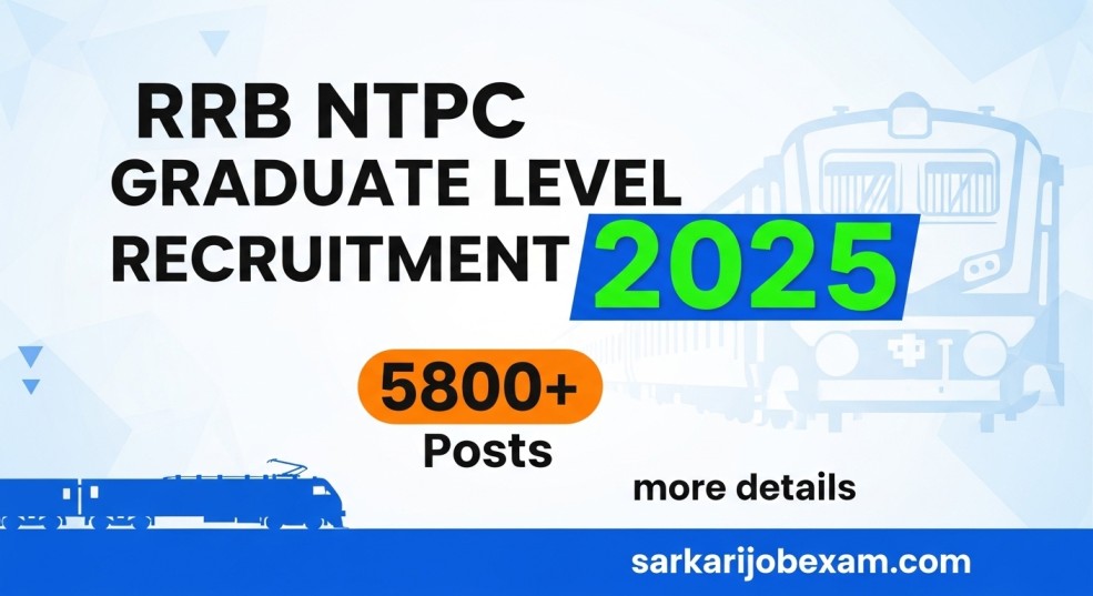 RRB NTPC Graduate Level Recruitment 2025 Notification