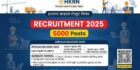 HKRN Recruitment 2025 for 5000 Post Apply Online, Eligibility, Fee, Last Date