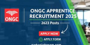 ONGC Apprentice Recruitment 2025 Apply Online for 2623 Post
