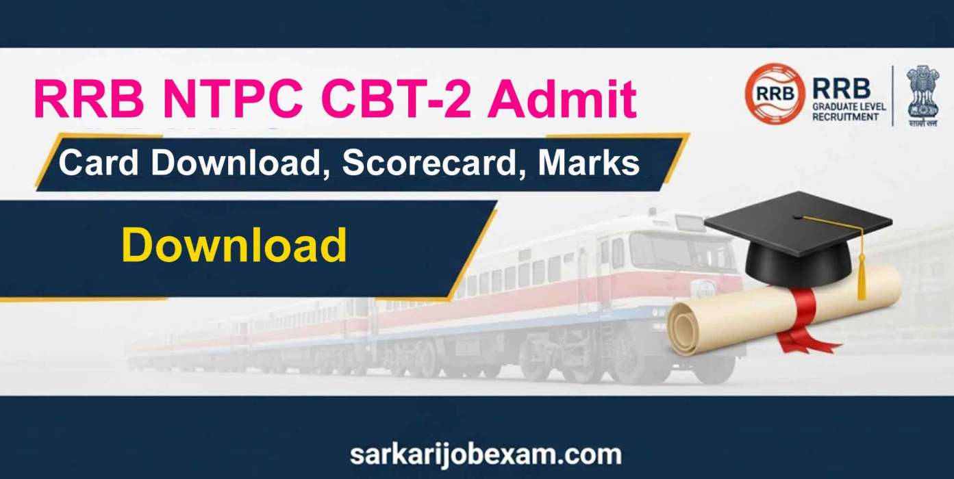 RRB NTPC Graduate Level CBT 2 Admit Card 2025