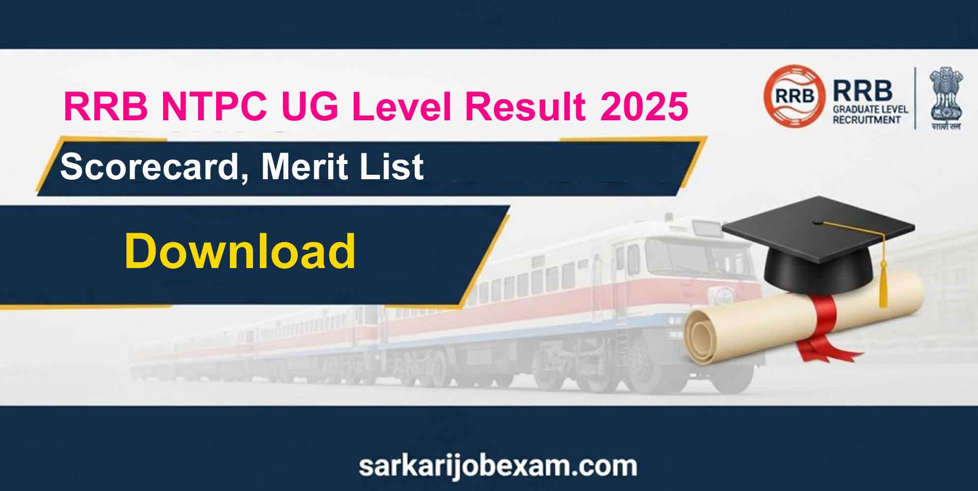 RRB NTPC UG Result 2025 Live Updates