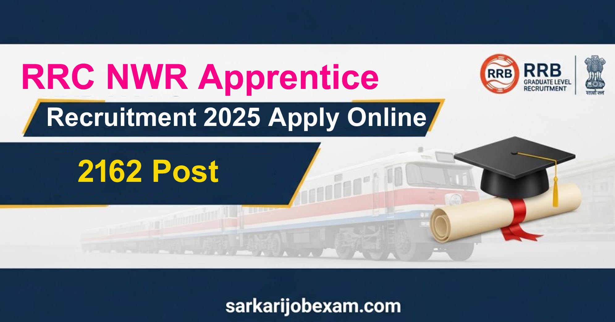 RRC NWR Aprentice Recruitment 2025 apply