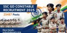 SSC GD Constable Recruitment 2025 : Apply online for 25487 Post