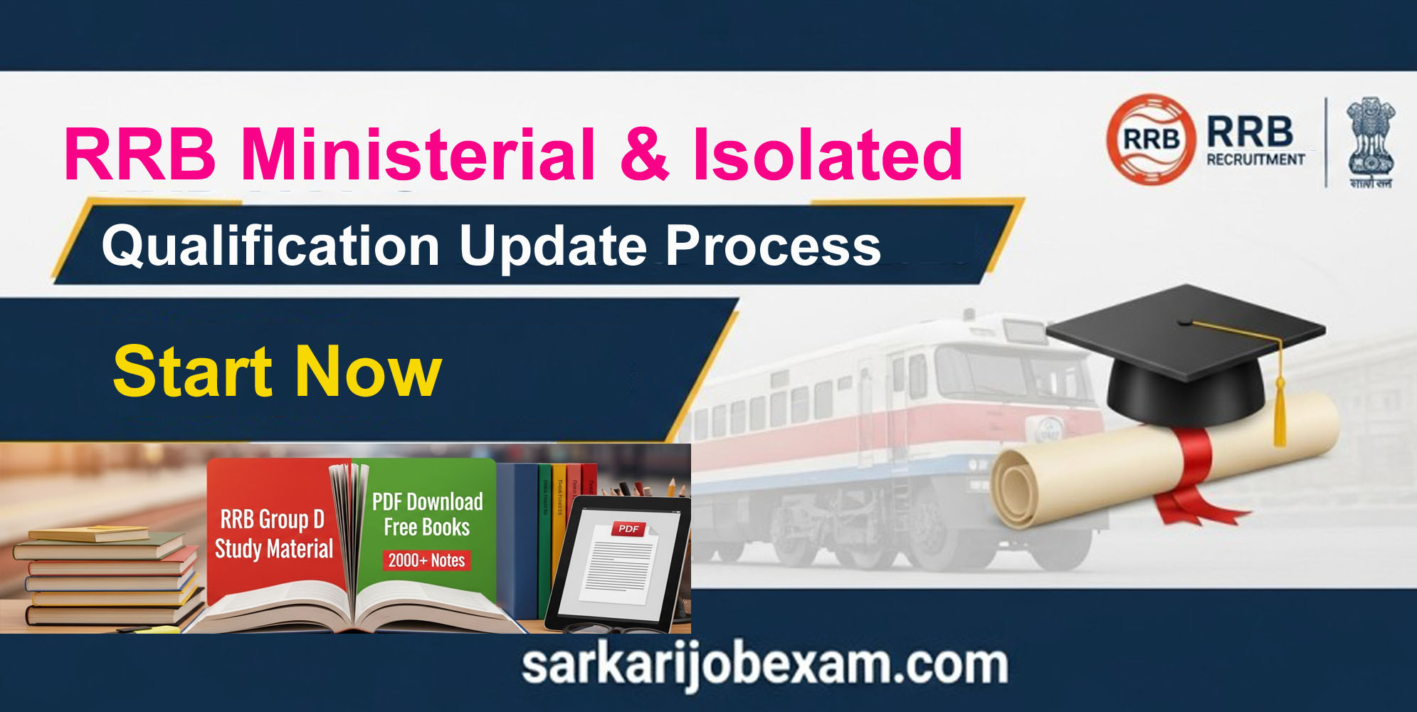 RRB Ministerial & Isolated Qualification Update Link 2026