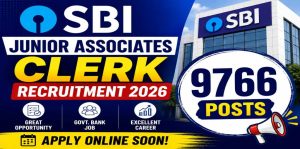 SBI Junior Associates Clerk Recruitment 2026