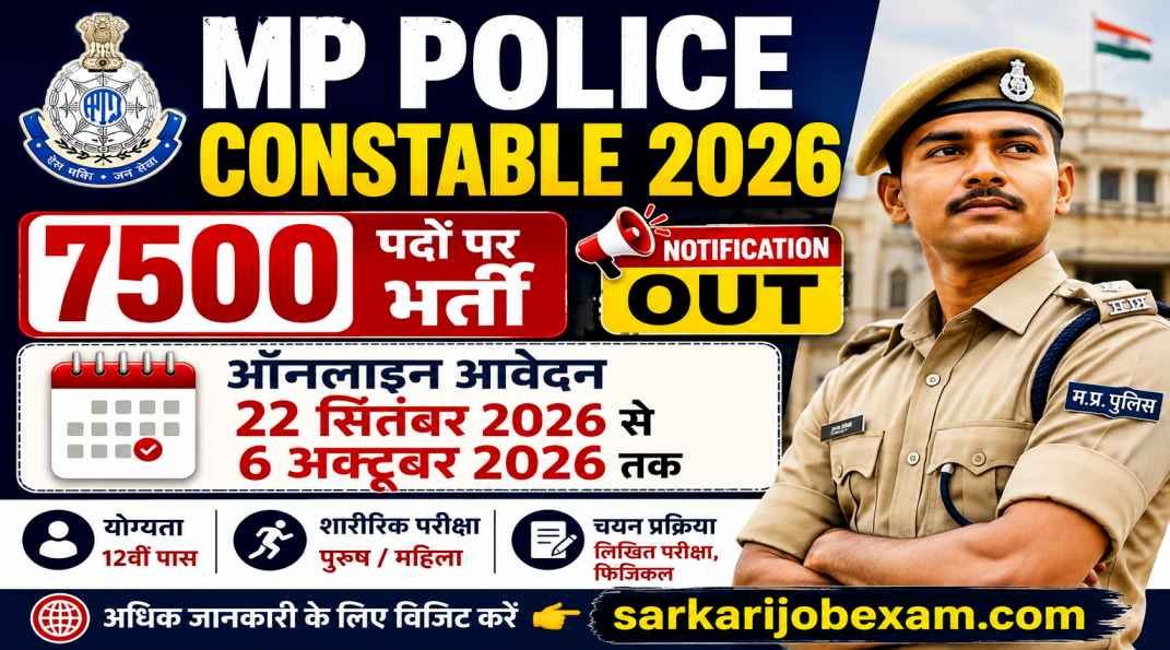 MP Police Constable Vacancy 2026