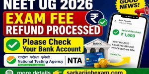 NEET UG 2026 Exam Fee Refund Process: Please Your Bank Account